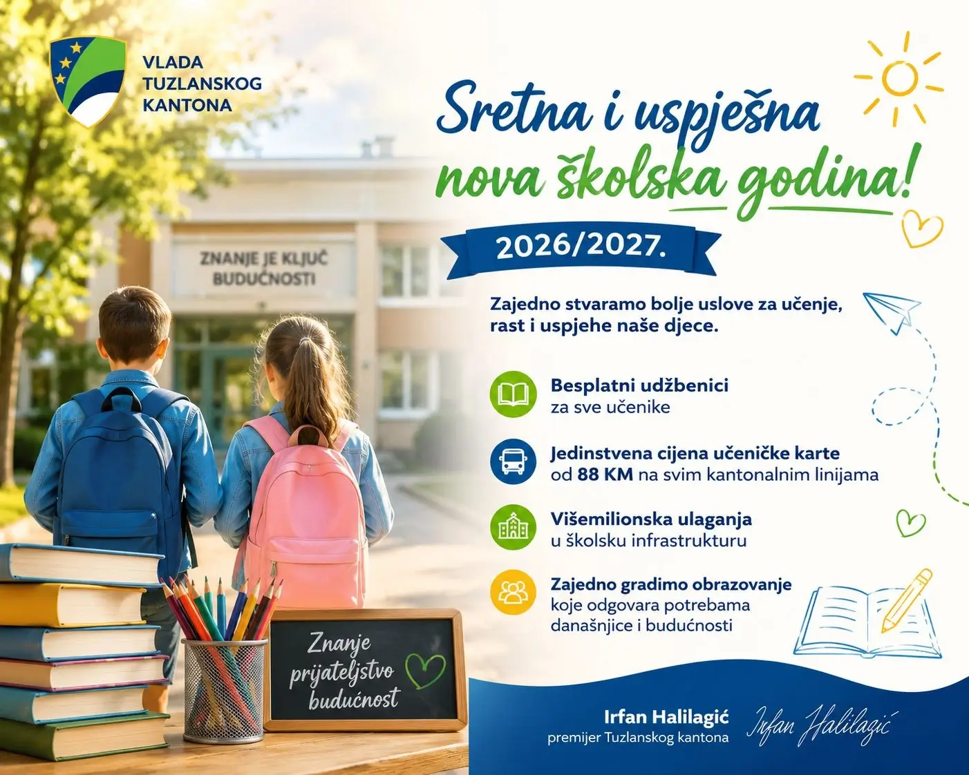 Čestitka povodom početka školske godine Čestitka povodom početka školske godine